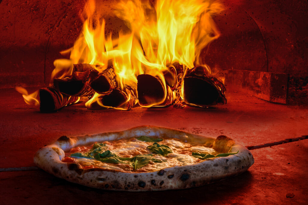 Wood fire pizza oven